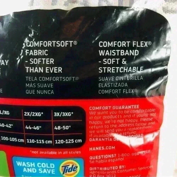 Hanes New Men’s 3 Pack White Tagless Briefs size 2XL Soft Breathable Full Rise - Picture 11 of 12